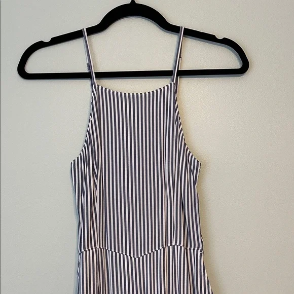 Abercrombie & Fitch Blue & White Striped Romper XS | Summer Beach Mini Romper - Picture 6 of 12